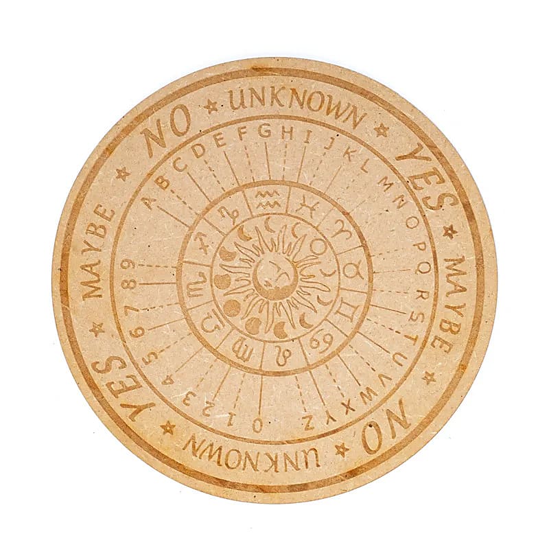 Astrology engraved Pendulum board